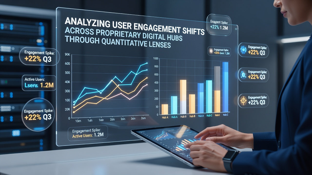 Analyzing User Engagement Shifts Across Proprietary Digital Hubs Through Quantitative Lenses