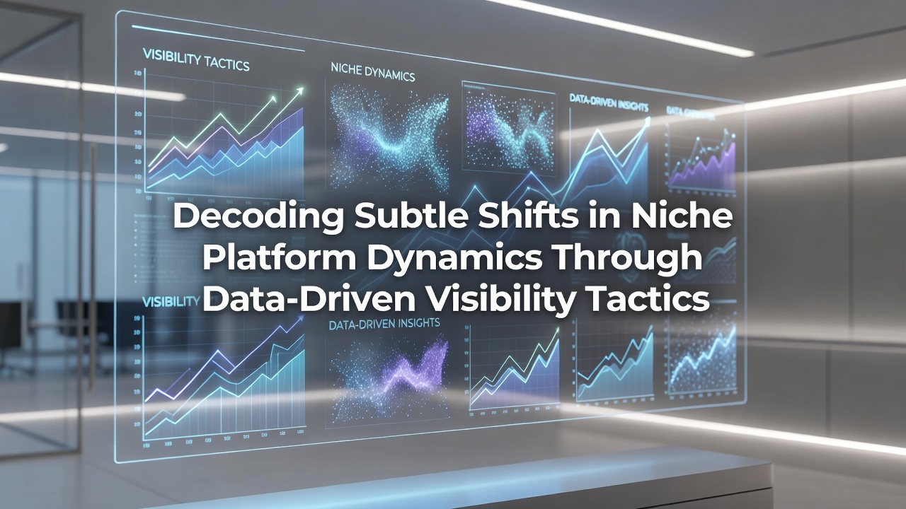 Decoding Subtle Shifts in Niche Platform Dynamics Through Data-Driven Visibility Tactics