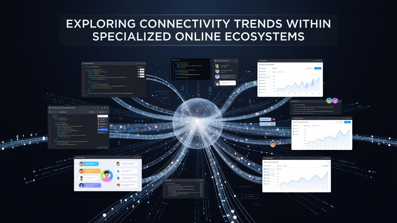 Exploring Connectivity Trends Within Specialized Online Ecosystems